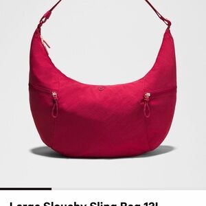 Large slouchy Sling  Bag 13 L